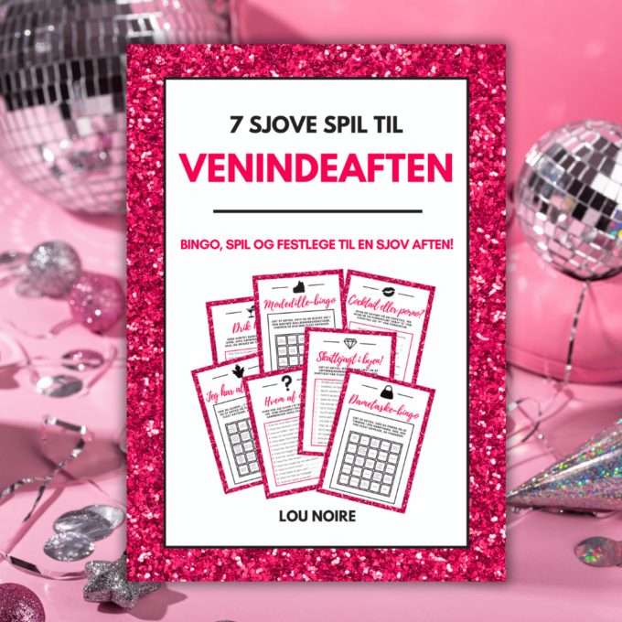 Cover - 7 sjove spil til venindeaften - Lou Noire