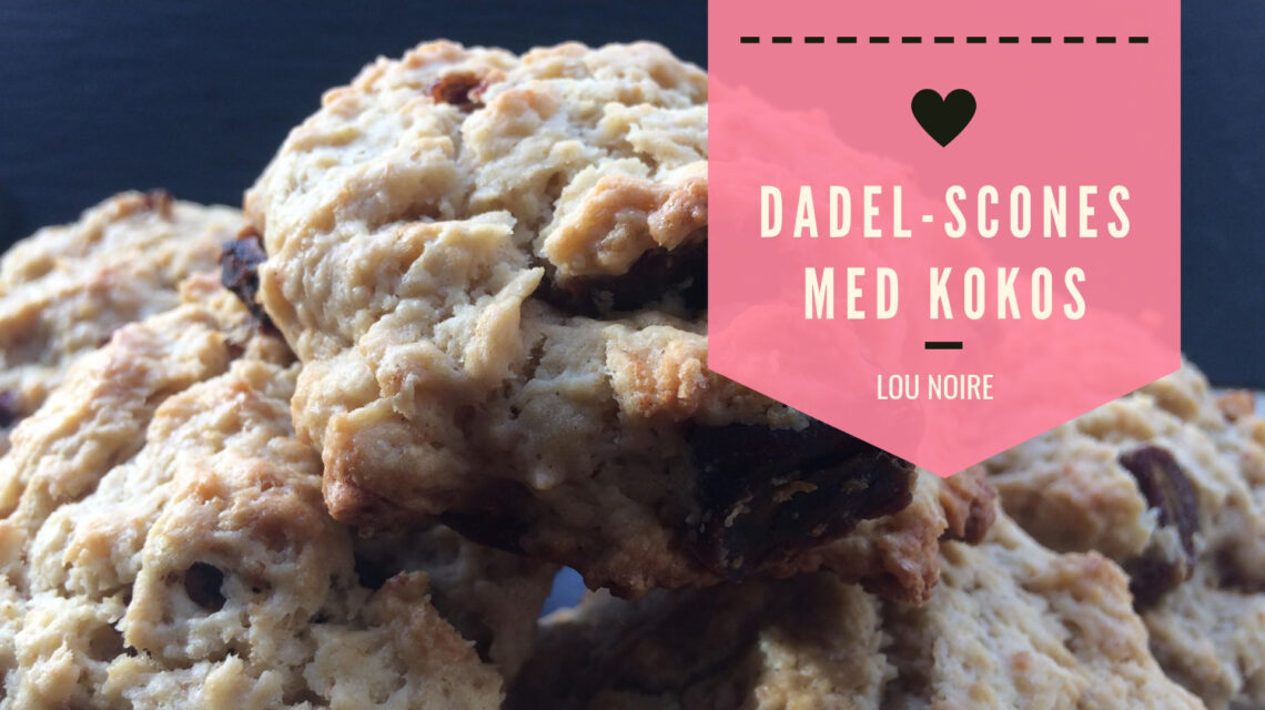 Lou Noire - dadel-scones med kokos