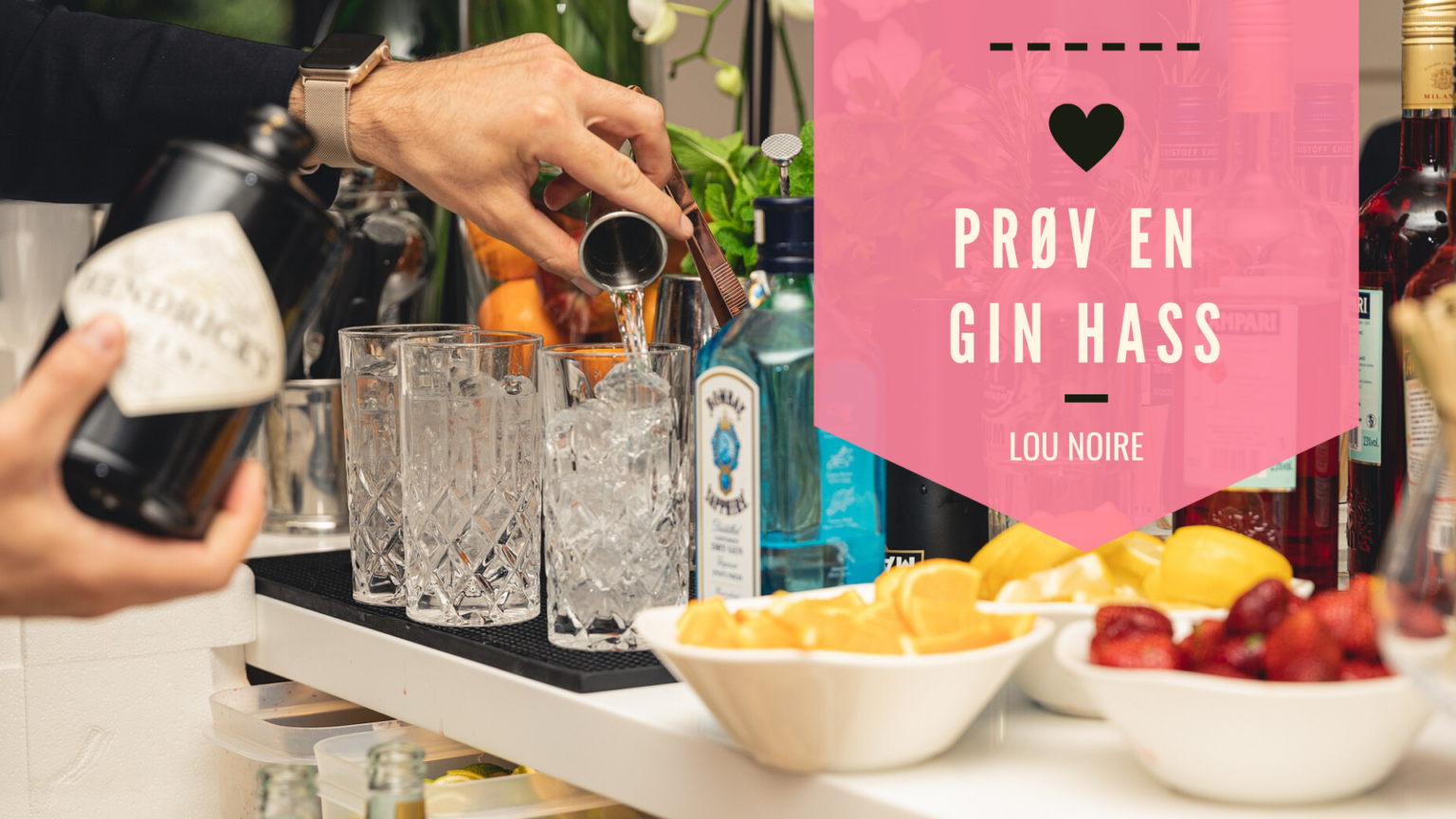 Den bedste opskrift på Gin Hass Lou Noire