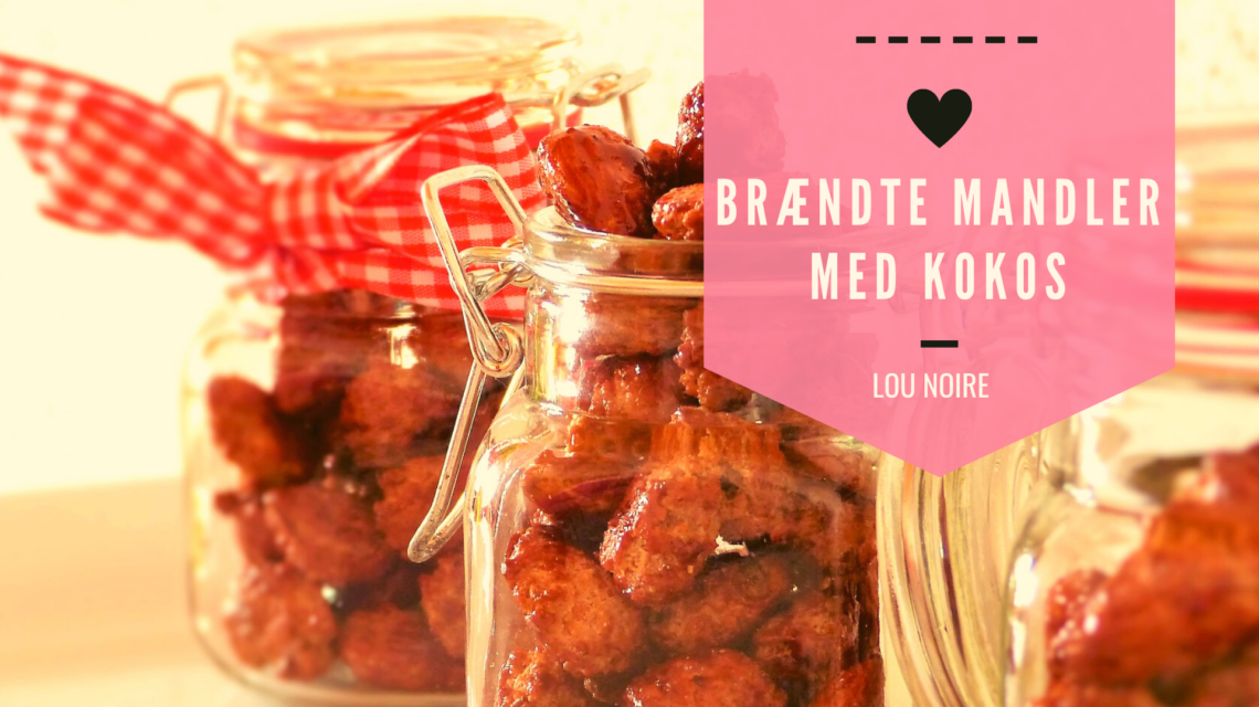 brændte mandler med kokos