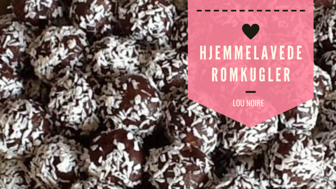 Hjemmelavede romkugler
