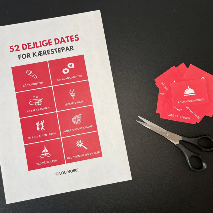52 dejlige dates for kærestepar - Lou Noire - Kæresteaften