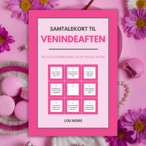 Cover - Samtalekort til venindeaften - Lou Noire