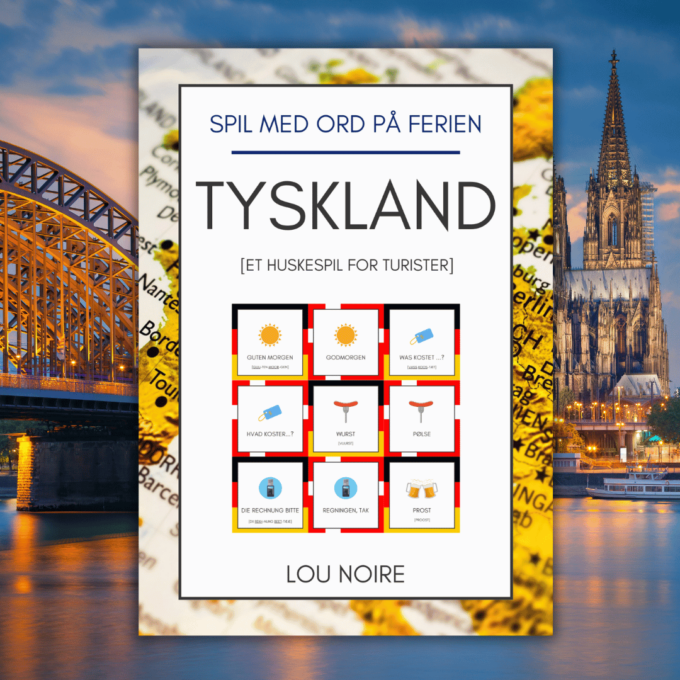 Cover - Spil med ord på ferien - Tyskland - Lou Noire