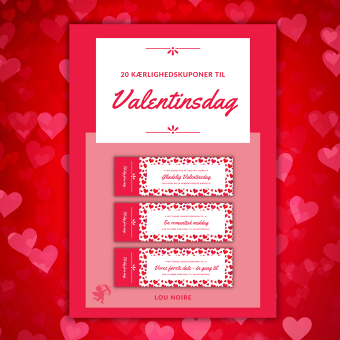 Kærligheds-kuponer til Valentinsdag - Lou Noire - Cover Kærligheds-kuponer til Valentinsdag - Lou Noire - Cover