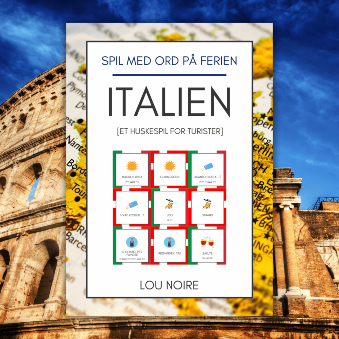 Spil med ord på ferien - Italien - Lou Noire - Cover Spil med ord på ferien - Italien - Lou Noire - Cover