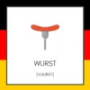 Spil med ord på ferien - Tyskland - Lou Noire - Wurst.png