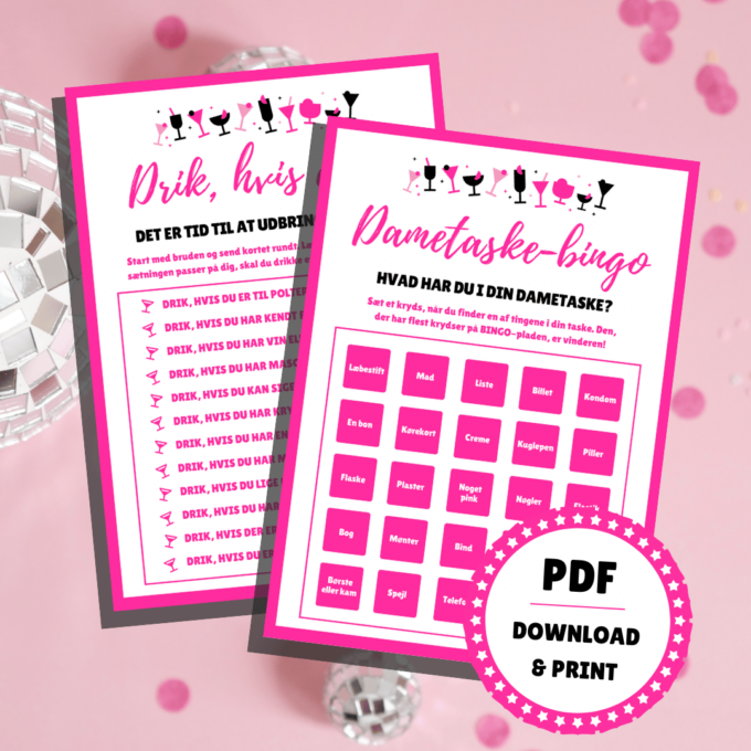 Lou Noire - 6 sjove spil og lege til polterabend - Underholdning Lou Noire - 6 sjove spil og lege til polterabend - Underholdning