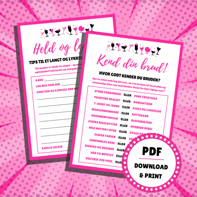 Lou Noire - Den store polterabendpakke - Festlege