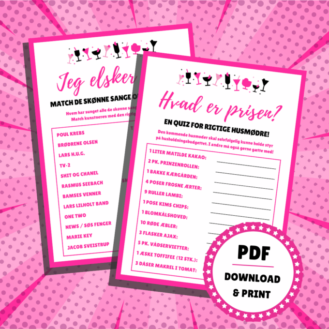 Lou Noire - Den store polterabendpakke - Sjov for bruden