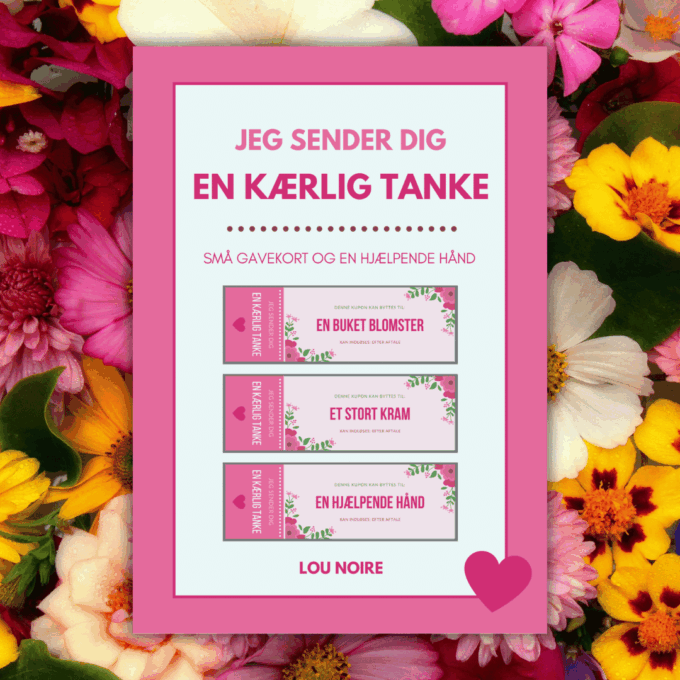 Jeg sender dig en kærlig tanke - Cover - Lou Noire Jeg sender dig en kærlig tanke - Cover - Lou Noire