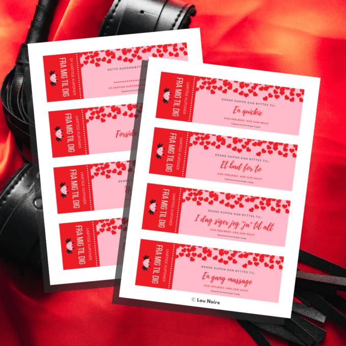 Lou Noire -- 24 uartige kuponer - Fræk gave til kæreste