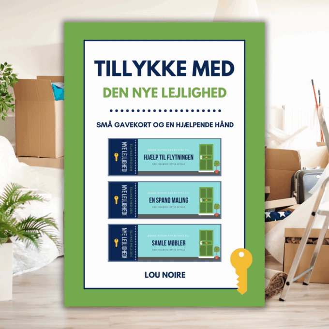 Tillykke med den nye lejlighed - Cover - Lou Noire