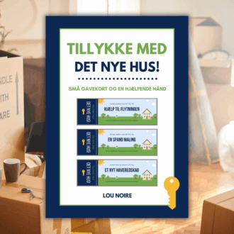Tillykke med det nye hus - Cover - Lou Noire
