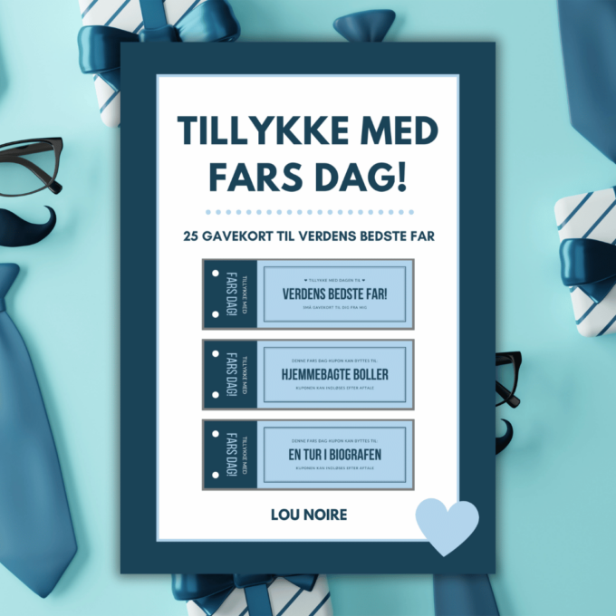 Tillykke med Fars Dag - Cover - Lou Noire