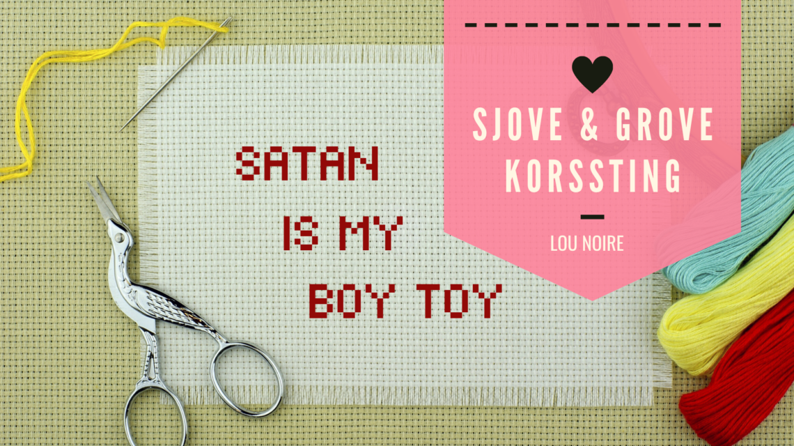 Broderi på Instagram med provokerende budskaber