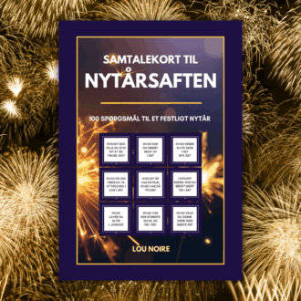 Cover - Samtalekort til nytårsaften - Lou Noire