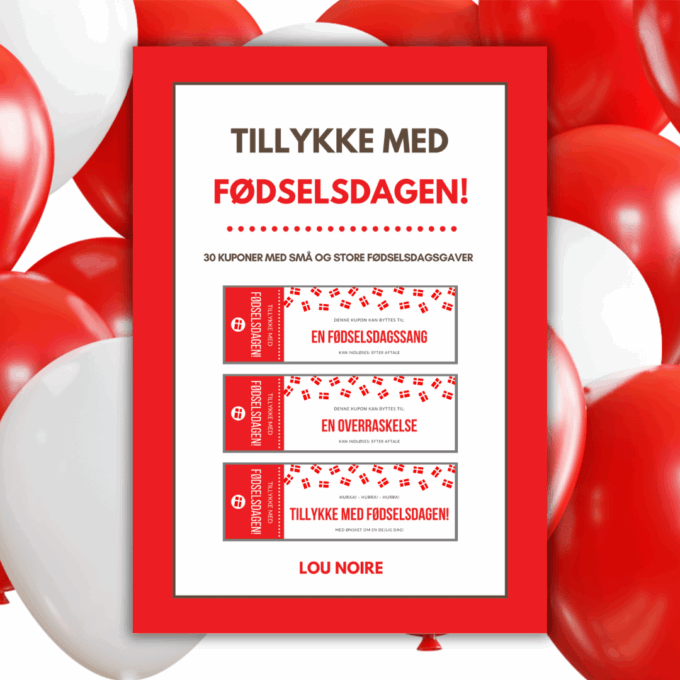 Cover - Tillykke med fødselsdagen - Lou Noire Cover - Tillykke med fødselsdagen - Lou Noire