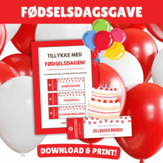 Print selv - Tillykke med fødselsdagen - Lou Noire