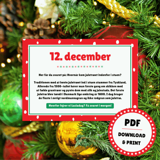 En julekalender om julens historie - Lou Noire - Jul i gamle dage