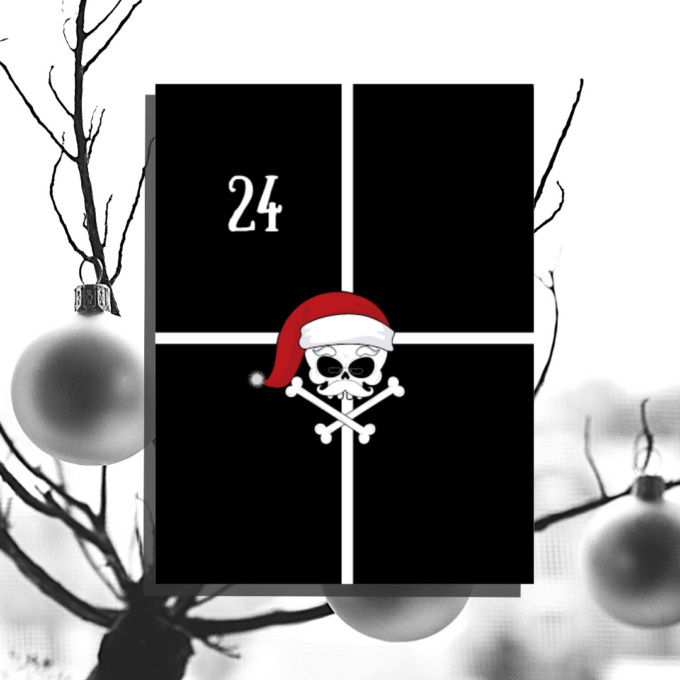 Lou Noire - En anti-julekalender til julehadere - Kuvert