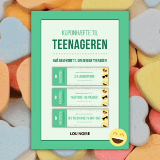 Kuponhæfte til teenageren - grøn - Lou Noire - Cover