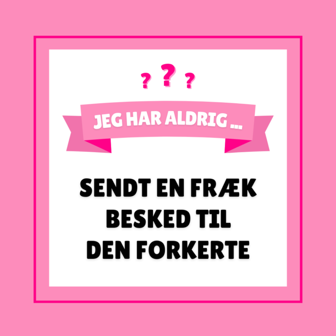 Samtalekort - Jeg har aldrig... - Lou Noire Samtalekort - Jeg har aldrig... - Lou Noire