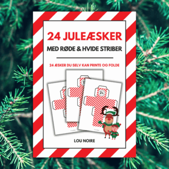 24 juleæsker med striber - Lou Noire - Cover