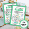 Babyshower-bingo - Grøn - Lou Noire - Sjove spil
