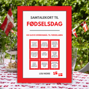 Cover - Samtalekort til fødselsdag - Lou Noire