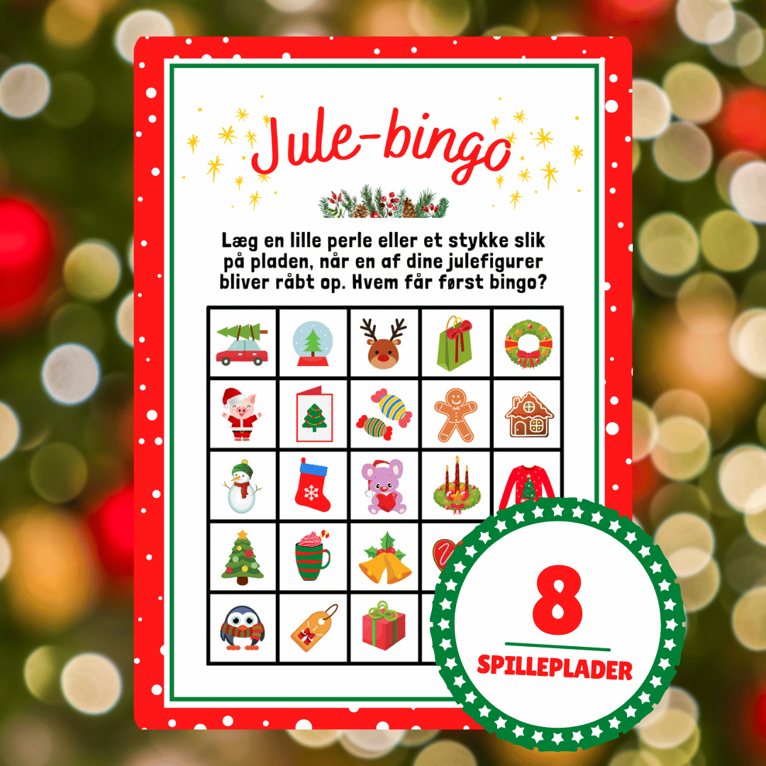 Jule-bingo - for og voksne - Lou Noire