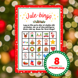 Jule-bingo - Lou Noire - Bingoplade print selv