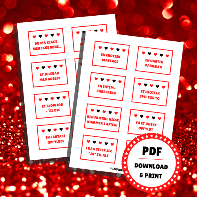 Lou Noire - En uartig julekalender - Fræk pakkekalender