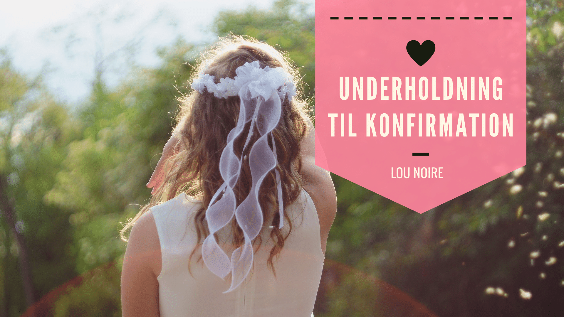 Festlig til konfirmation - Noire