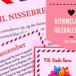 Hjemmelavede julekalendere til børn - print selv - Lou Noire