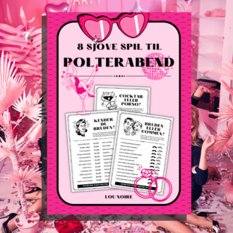 Lou Noire - 8 sjove spil til polterabend - Cover