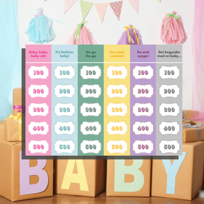 Lou Noire - Det Store Babyshower Quiz-Show - Quiz Lou Noire - Det Store Babyshower Quiz-Show - Quiz