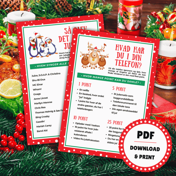 7 sjove spil til julefrokost - Lou Noire - Firma-julefrokost