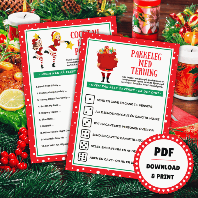 7 sjove spil til julefrokost - Lou Noire - Pakkeleg