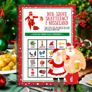7 sjove spil til julefrokost - Lou Noire - Skattejagt