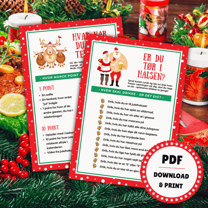 7 sjove spil til julefrokost - Lou Noire - Spil til jul