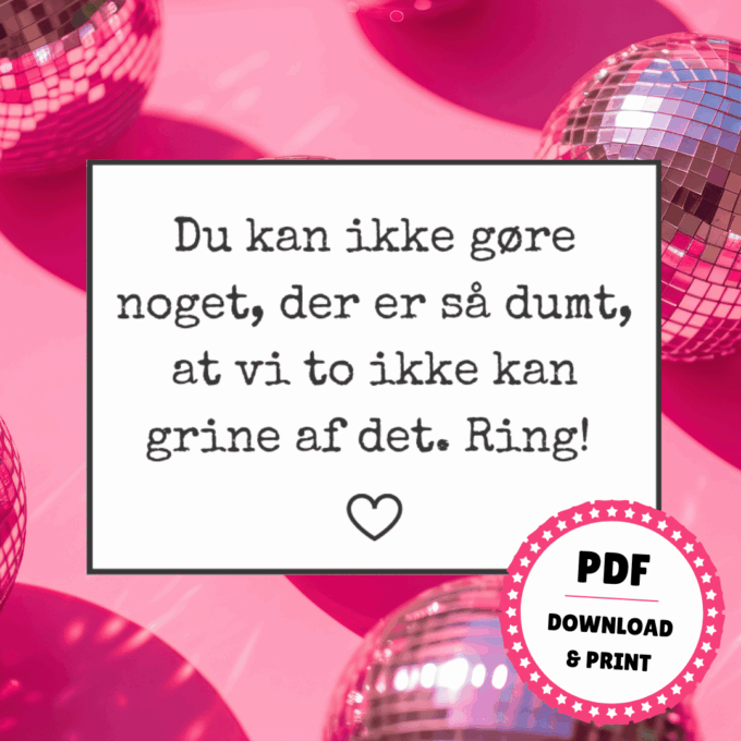 Gave - Åben når... - 20 breve til din bedste veninde - Lou Noire