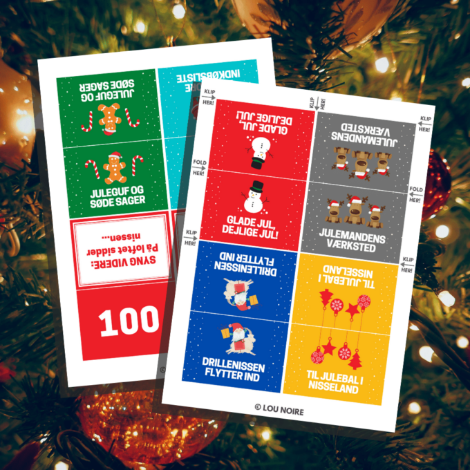 Lou Noire - Den Store Julequiz - Print selv