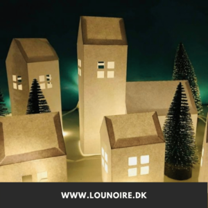 Skabeloner til lysende julehuse - Lou Noire