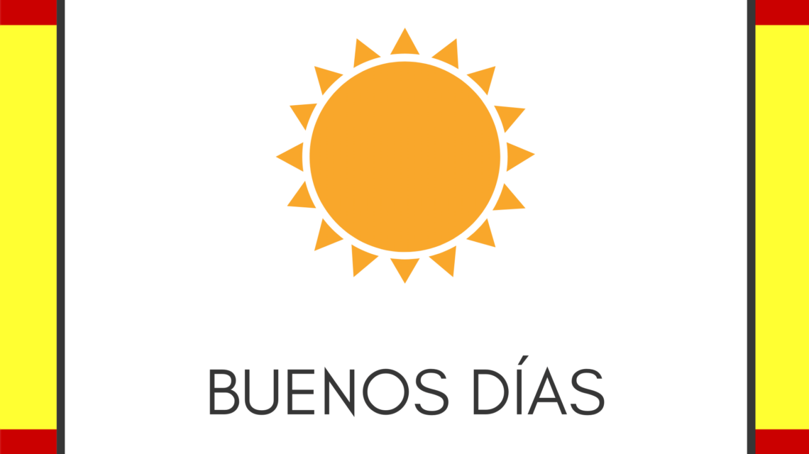 Spil med ord på ferien - Spanien - Buenos dias