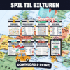 7 sjove spil til bilturen - Print selv - Lou Noire