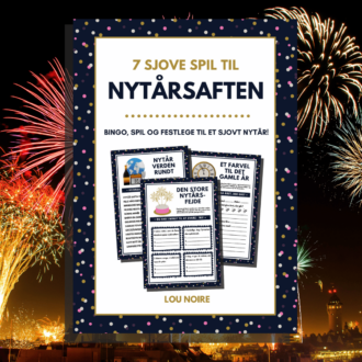 Lou Noire - 7 sjove spil til nytårsaften - Cover