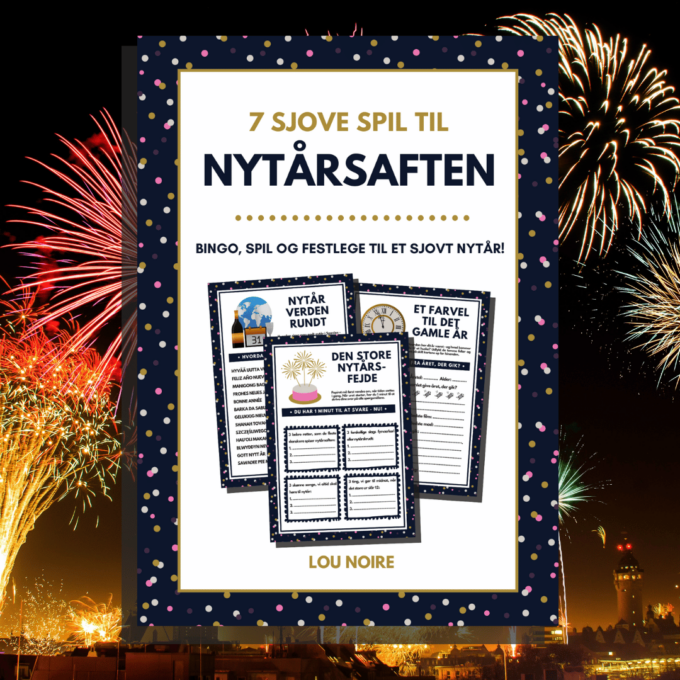 Lou Noire - 7 sjove spil til nytårsaften - Cover Lou Noire - 7 sjove spil til nytårsaften - Cover