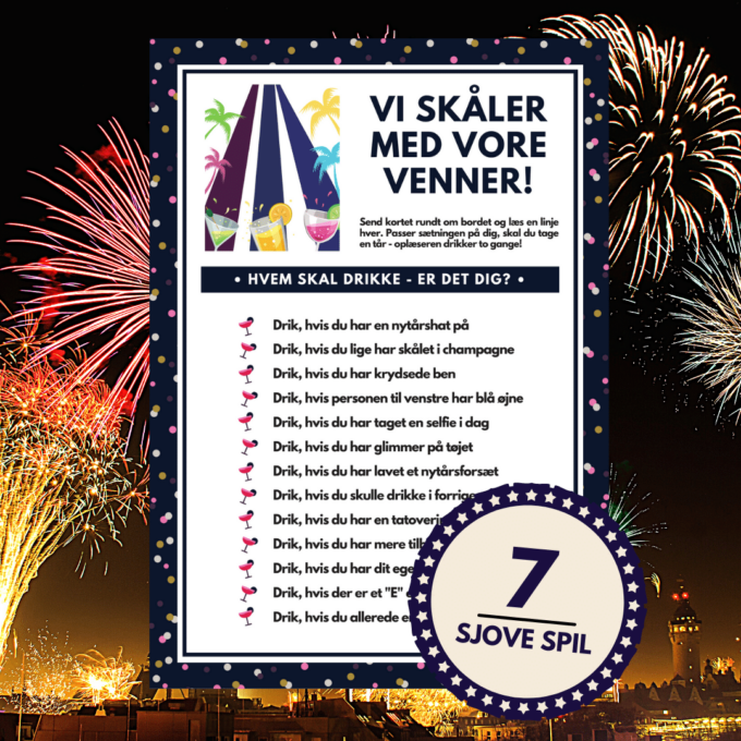 Lou Noire - 7 sjove spil til nytårsaften - Festlege til nytår Lou Noire - 7 sjove spil til nytårsaften - Festlege til nytår