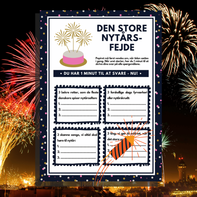 Lou Noire - 7 sjove spil til nytårsaften - Konkurrence Lou Noire - 7 sjove spil til nytårsaften - Konkurrence